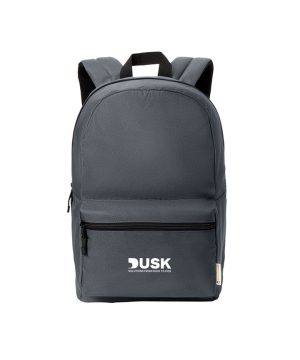 DUSK LOGO Grey Recycled Backpack