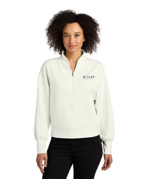 Women's White OGIO 1/4-Zip