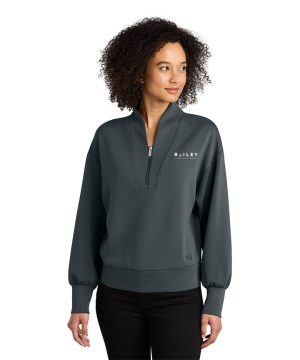Women's Grey OGIO 1/4-Zip