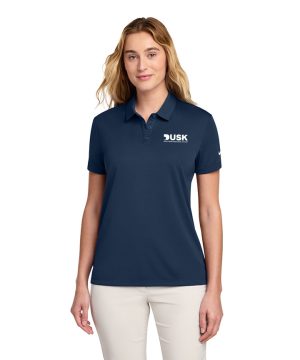 DUSK LOGO Women's Navy Nike Dry Essential Solid Polo