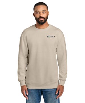 Tan Fleece Heavyweight Crewneck Sweatshirt