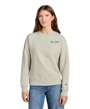 Women's Tan Champion Crewneck Sweatshirt