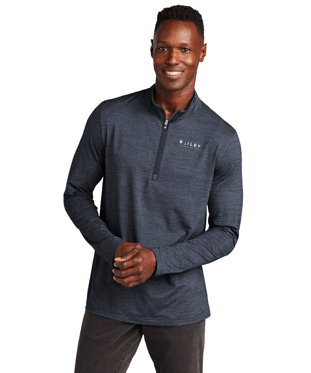 Navy Heather TravisMathew Crestview 1/4-Zip – Bailey Company Store