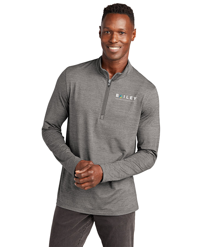 Grey Heather TravisMathew Crestview 1/4-Zip – Bailey Company Store